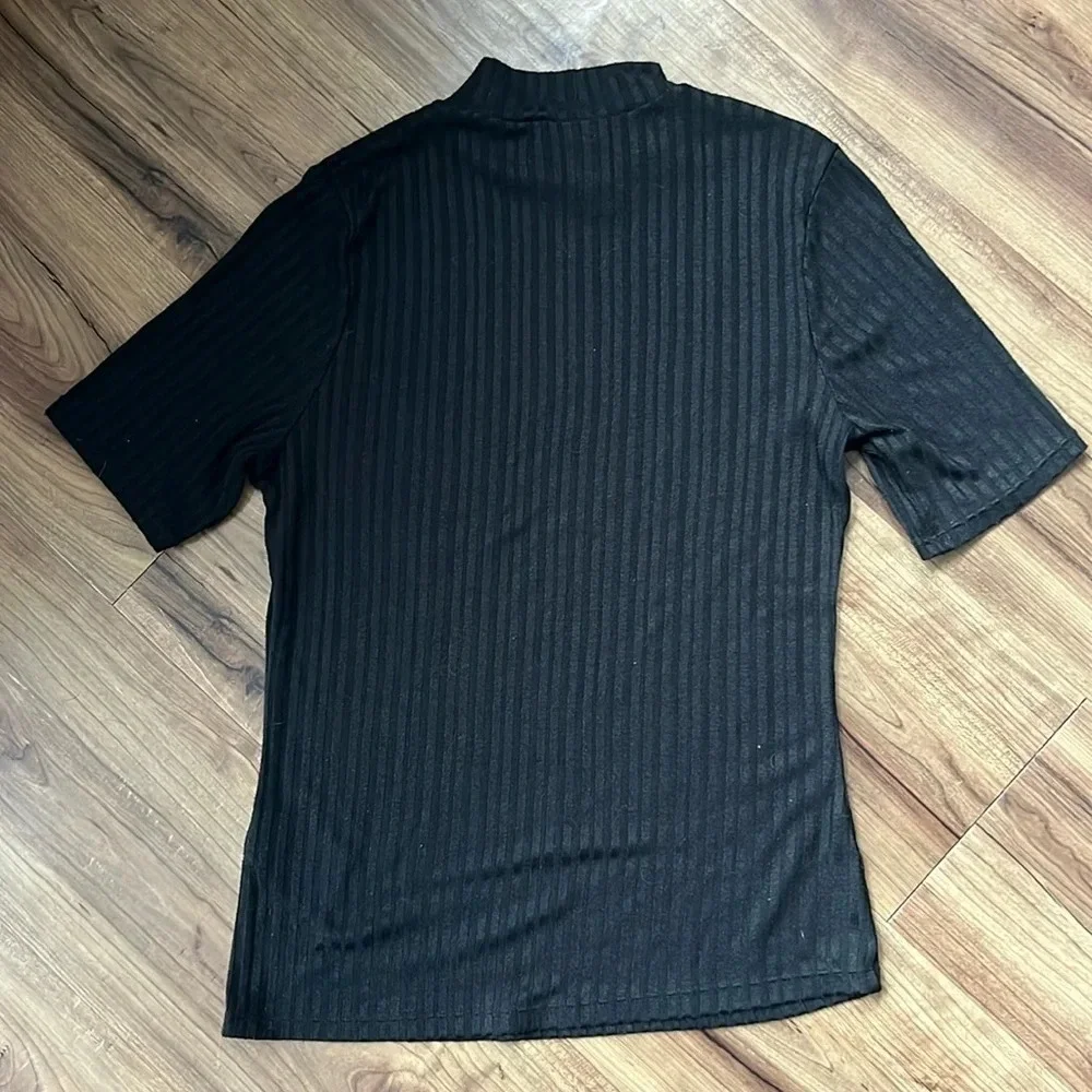 Semi Sheer H&M  Ribbed Top - Picture 2 of 3